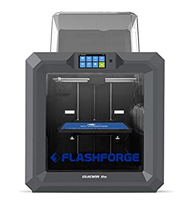 Flashforge Guider IIS 3D Printer with Heated (280 x 250 x 300 mm) Build Plate, Built-in Camera, Resume Print from Power Failure, Cloud, Wi-Fi, USB Cable and Flash Drive connectivity, Fully Assembled
