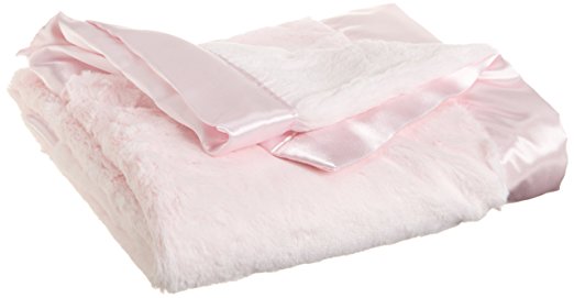 Little Me Baby-Girls Newborn Plush Stroller Blanket