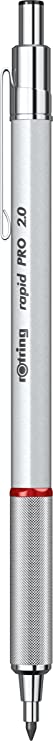 Rotring Rapid Pro Mechanical Pencil 2.0mm Silver Chrome 1904259