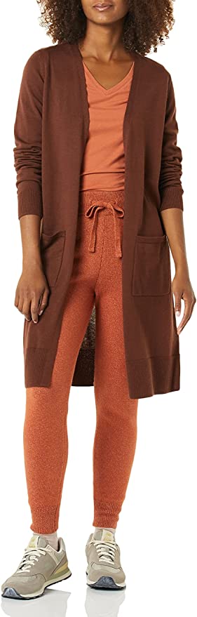 Amazon Essentials Women's Lightweight Longer Length Cardigan