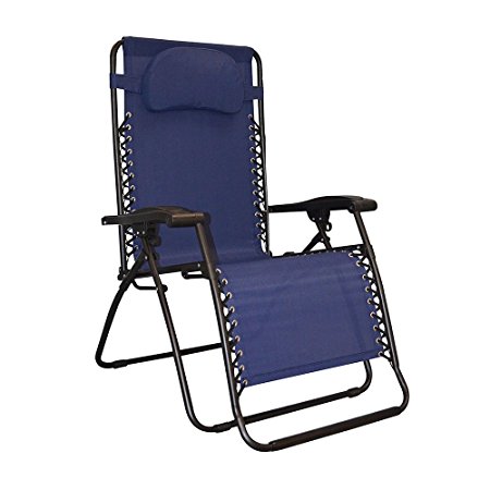 Caravan Sports Infinity Oversized Zero Gravity Chair, Blue