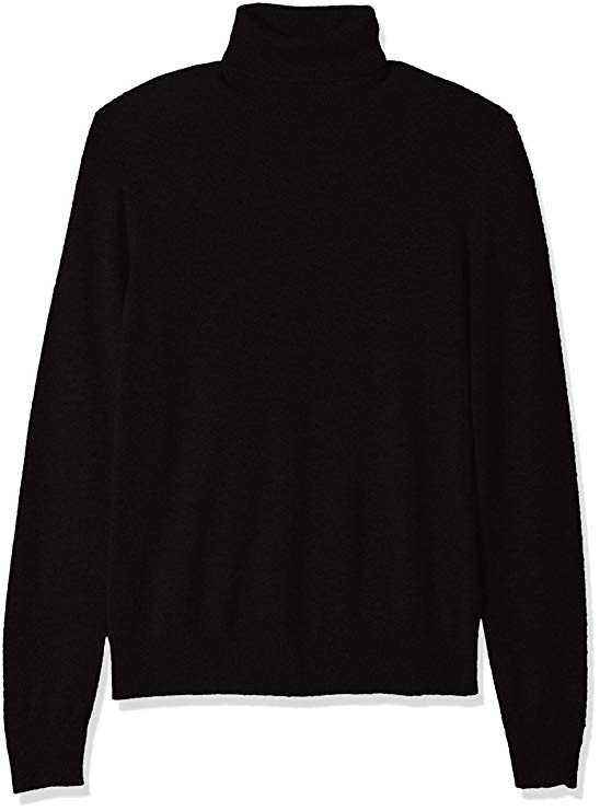 Buttoned Down Men's Standard 100% Cashmere Turtleneck Sweater