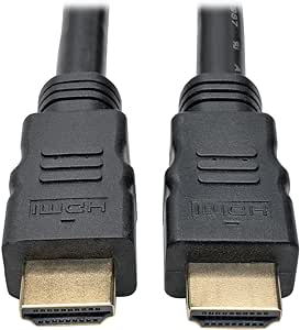 Tripp Lite Active High-Speed HDMI Cable with Built-In Signal Booster, 1920 x 1080 (1080p) @ 60 Hz (M/M), Black, 80 ft. (P568-080-ACT)