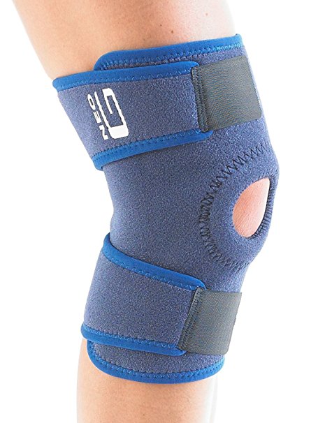 NEO G Open Knee Support - Medical Grade Quality HELPS injured, arthritic knees, strains, sprains, pain, instability, recovery & rehabilitation – Everyday or sporting activities- ONE SIZE Unisex Brace