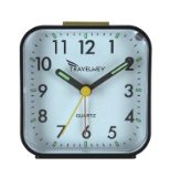 Travelwey Travel Alarm Clock Hard Plastic Casing 80mm by 44mm