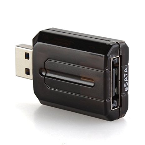 Optimal Shop USB 3.0 to eSATA External SATA 3Gbps Convertor Adapter for 2.5" 3.5" Hard Disk