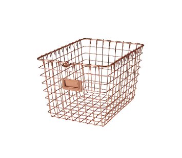 Spectrum Diversified 47879 Storage Basket, Small, Copper