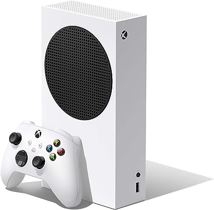 Microsoft Xbox Series S 512GB Game All-Digital Console, One Xbox Wireless Controller, 1440p Gaming Resolution, 4K Streaming, 3D Sound, WiFi, White (Renewed) - Console Only Edition