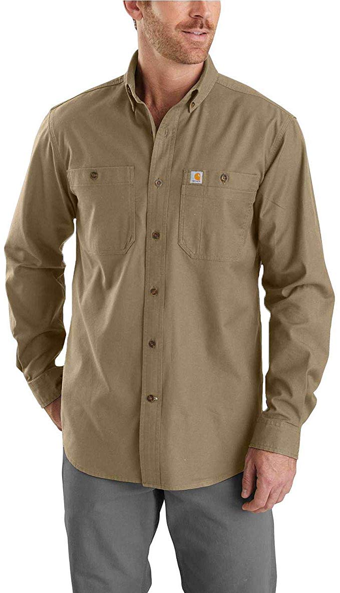 Carhartt Men's Rugged Flex Rigby Long Sleeve Work Shirt (Regular and Big & Tall Sizes)