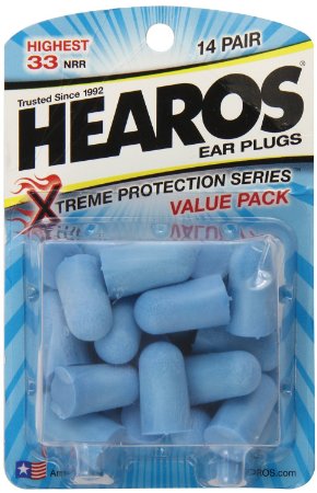 Hearos Xtreme Protection 14-Pair Foam Pack of 3