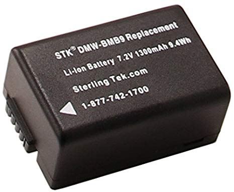 STK DMW-BMB9 Battery for Panasonic Lumix DMC-FZ70, DMC-FZ100, DMC-FZ40, DMC-FZ150, DMC-FZ60, DMC-FZ47, DMC-FZ72 Cameras