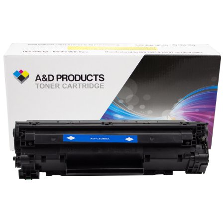 A&D Products Compatible Replacement for HP CE285A Toner Cartridge HP 85A Black (1,600 Page Yield)
