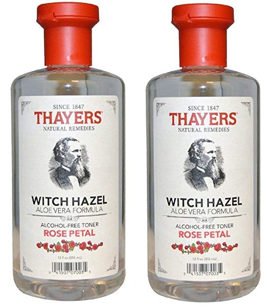 Thayers Alcohol-Free Rose Petal Witch Hazel Toner - 12oz (2 Pack)