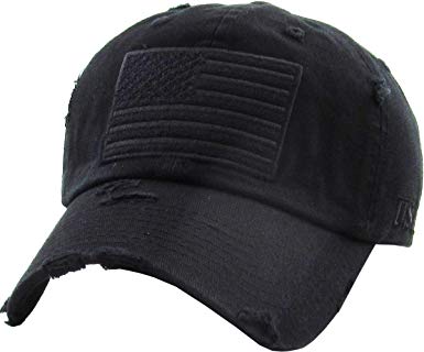 KBETHOS Tactical Operator Collection with USA Flag Patch US Army Military Cap Fashion Trucker Twill Mesh