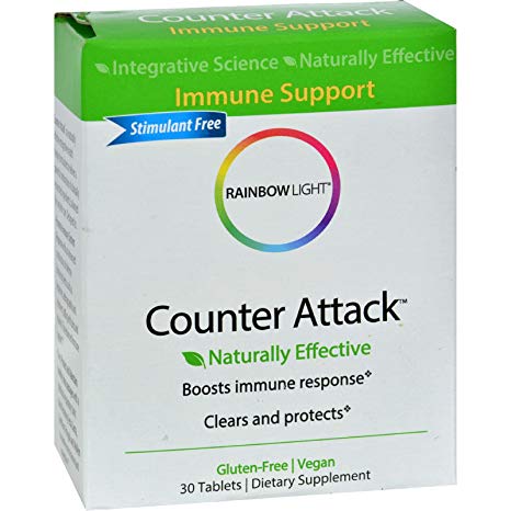 Rainbow Light Counter Attack Tabs, 30 ct