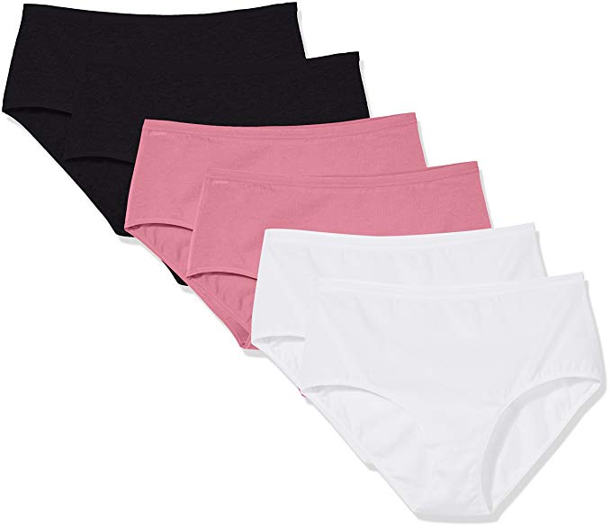 Madeline Kelly Women's 6 Pack Cotton Brief Panty