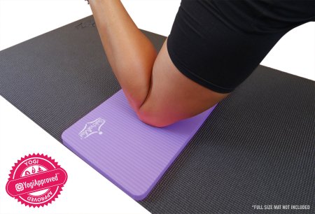 SukhaMat Yoga Knee Pad ✮ NEW! 15mm Thick ✮ The best yoga knee pad for a pain free practice. Cushions pressure points. ✮ Complements your full-size yoga mat. ✮ Practice in Comfort!