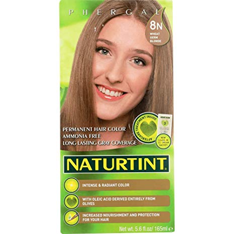 Naturtint, Hair Color Permanent Wheat Germ Blonde 8N, 5.6 Fl Oz