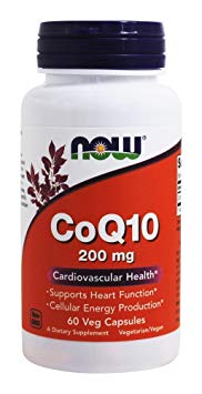 CoQ 10, 200 mg - Now Foods - 60 - VegCap