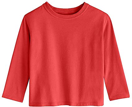 Coolibar UPF 50  Toddler Long Sleeve Everyday T-Shirt - Sun Protective