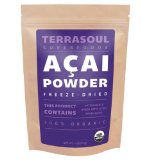 Terrasoul Superfoods Acai Berry Powder Freeze-dried Organic 4-ounce