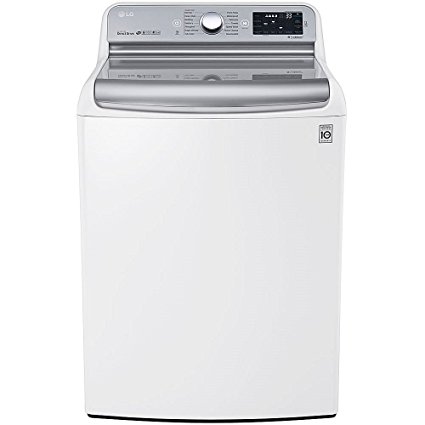 LG WT7700HWA TurboWash 5.7 Cu. Ft. White With Steam Cycle Top Load Washer - Energy Star