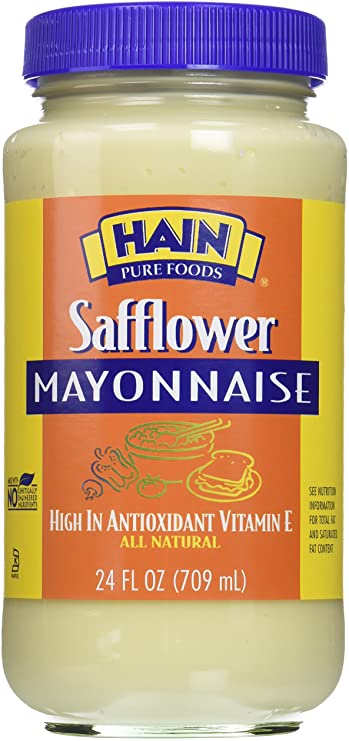 Pure Foods Safflower Mayonnaise 24 Ounces (Case of 6)