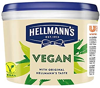 Hellmann's Vegan Mayonnaise, 2.6L Catering Tub