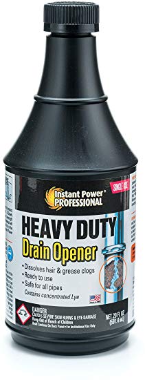 Instant Power Professional 8877 Heavy Duty Drain Opener, 20 Fl Oz