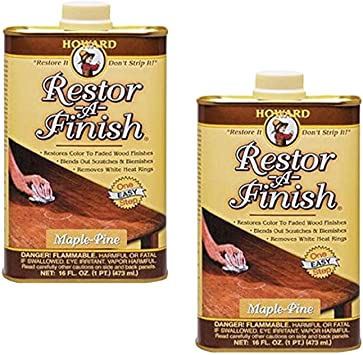 Howard RF2016 Restor-A-Finish, 16-Ounce, Maple-Pine (2-Pack)