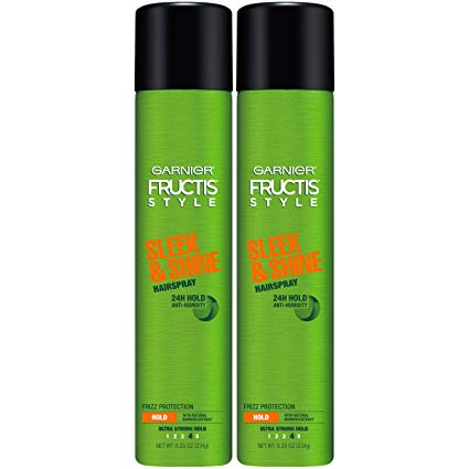 Garnier Hair Care Fructis Style Sleek and Shine Anti-humidity Hairspray, 2 Count