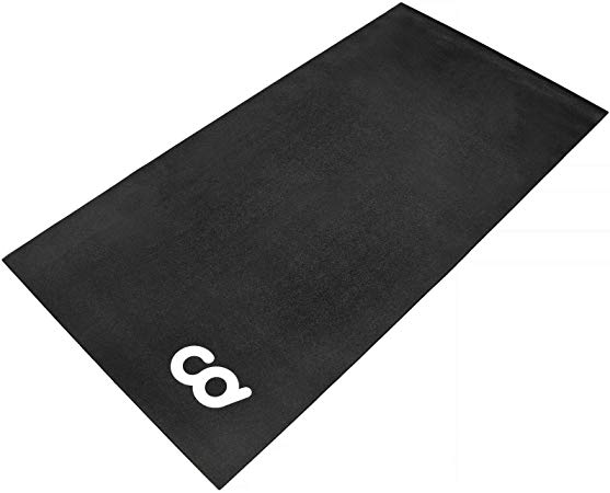 Bike Bicycle Trainer Floor Mat Suits Ergo Mag Fluid for Indoor Cycles.Stepper for Peloton Spin Bikes - Floor Thick Mats for Exercise Equipment - Gym Flooring - Treadmill