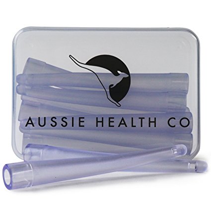 AUSSIE HEALTH CO Enema Nozzle Tips (Box Of 10) - BPA/Phthalates Free, Flexible, Soft and Comfortable PVC
