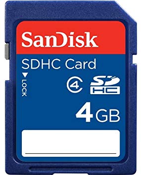 SanDisk SDHC 4GB Memory Card Class 4 - SanDisk 4 GB SD Memory Card