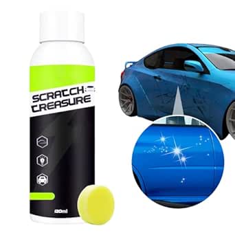 Car Scratch Repair Scratch Polishing Coating, 2024 New Car Paint Scratch Repair, ​Car Scratch Repair Spray Wax, Car Scratch Sponge for Slight Scratches for Vehicles (1)