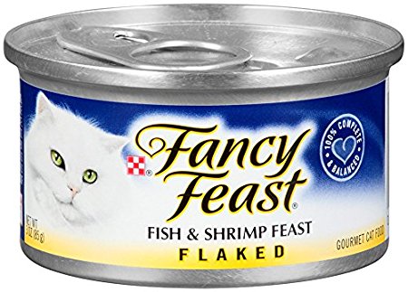 Purina Fancy Feast Flaked Gourmet Wet Cat Food- 24-3 oz. Cans