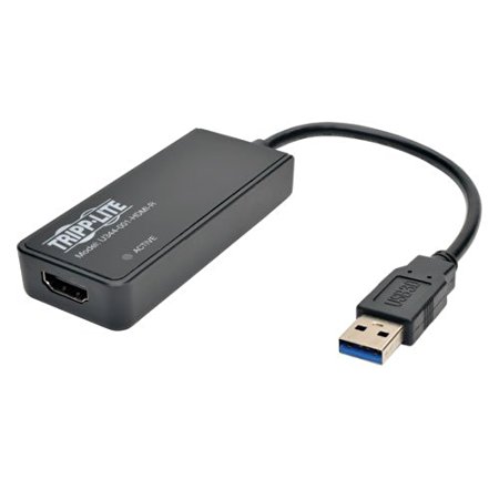 Tripp Lite USB 3.0 SuperSpeed to HDMI Dual Monitor External Video Graphics Card Adapter 512 MB SDRAM - 2048x1152,1080p(U344-001-HDMI-R)