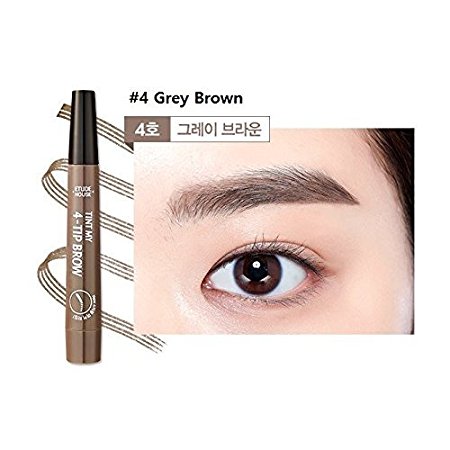 Etude House Tint My 4 Tip Brow (2g) 2017 New (#4 Grey Brown)