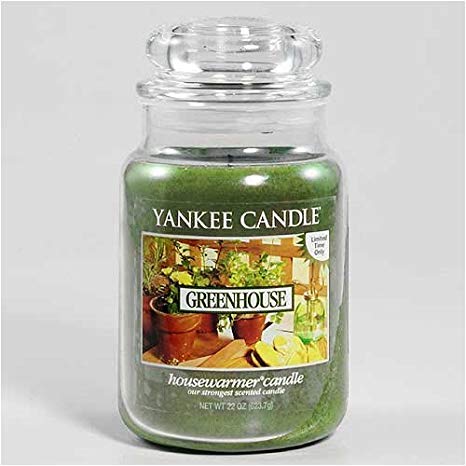 Yankee Candle Greenhouse Large Jar Candle, Fresh Scent