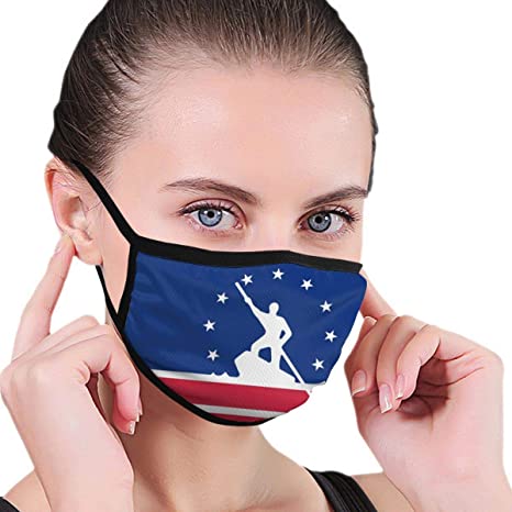 Mouth Ma-sk,Flag of Richmond Washable Mouth-Muffle Mouth Ma-sk for Men Women