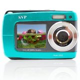 SVP Aqua 5500  Blue  18 MP Dual Screen Waterproof Digital Camera