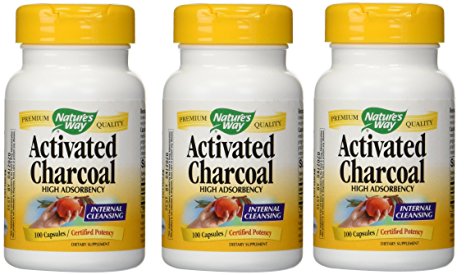 Nature's Way Charcoal, Activated (3 pack)