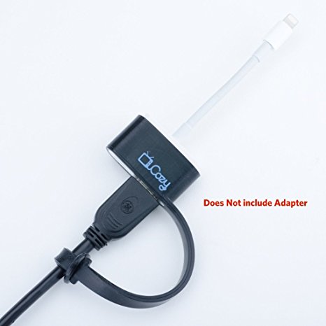 AVCozy (Black) For Apple Lightning Digital AV HDMI Adapter