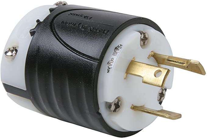 Legrand - Pass & Seymour L530PCCV3 Industrial Specification Grade Turn Lock Plug, 30-Amp 125-volt Two Pole 3 Wire