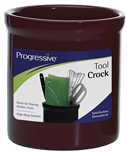 Prepworks by Progressive Ceramic Tool Crock - Black