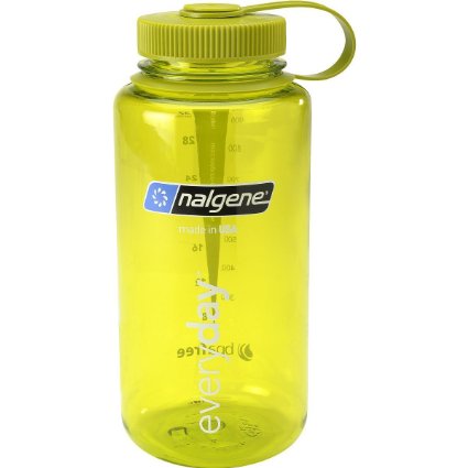 Nalgene 32 oz Tritan Wide Mouth Loop Top Water Bottle - Spring Green