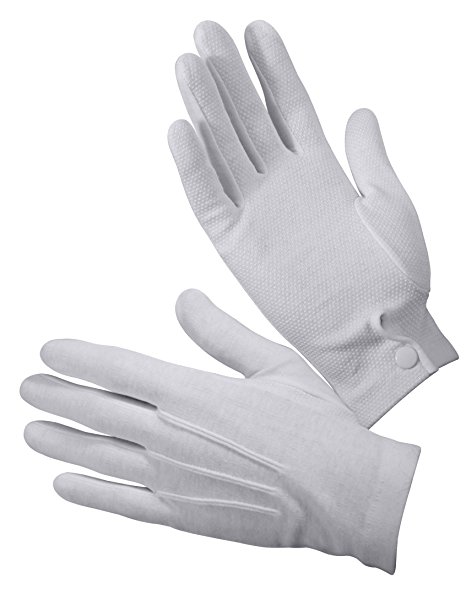 Rothco Gripper Dot White Parade Gloves