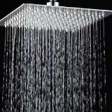 YAWALL8482 10 Inch Ultra-thin Stainless Steel Rain Shower Head - Rain Style Showerhead High Polish Chrome - Enjoy Your Shower Every Time