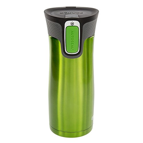 Contigo Autoseal Travel Mug - Stainless Steel Mug With Easy Clean Lid - 16 Ounce - Green