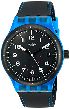 Swatch Unisex SUTS402 Originals Analog Display Swiss Automatic Black Watch